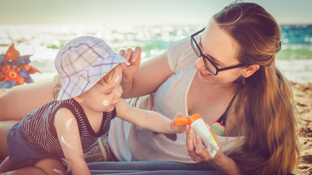 Sonnenschutz für Babys und Kinder