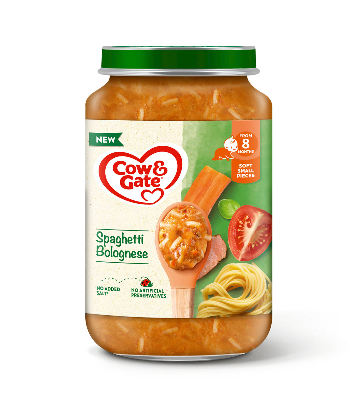 Cow & Gate Spaghetti Bolognese baby food jar 200g