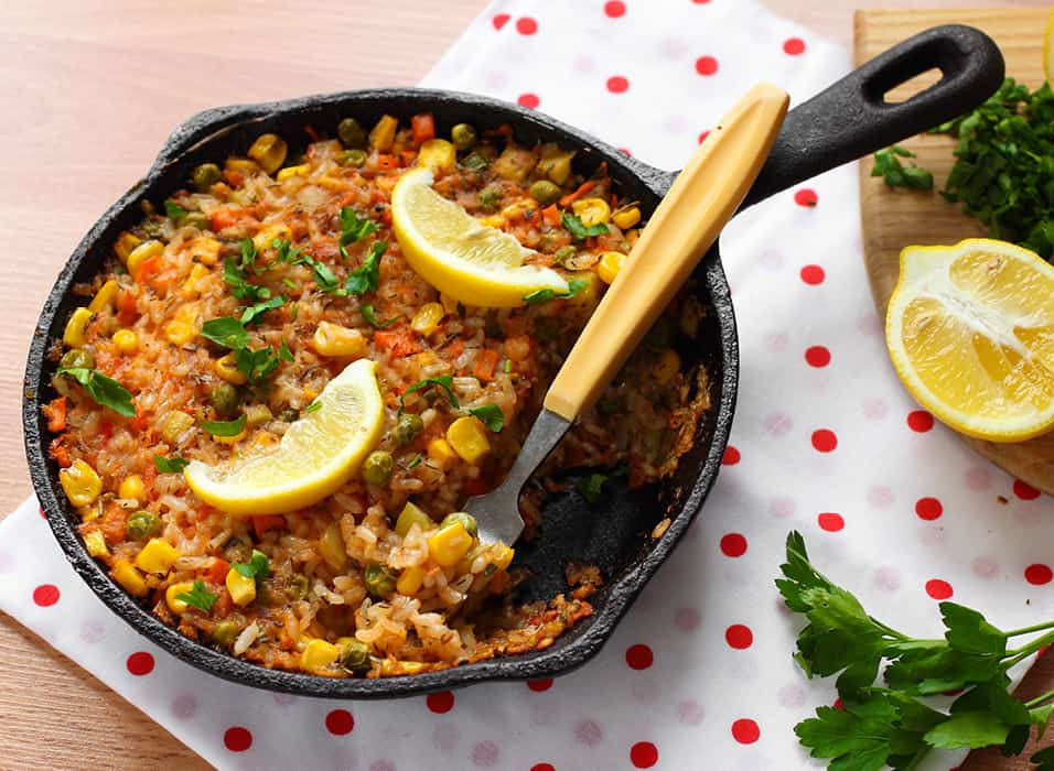 SPANISH VEGETABLE PAELLA