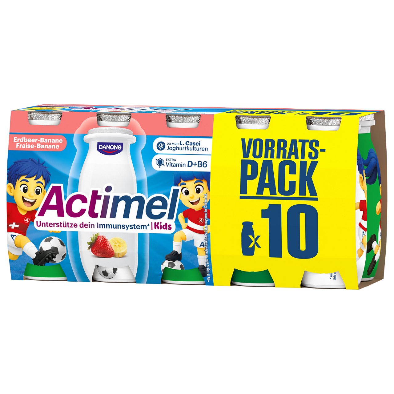 Actimel Erdbeer-Banane x10