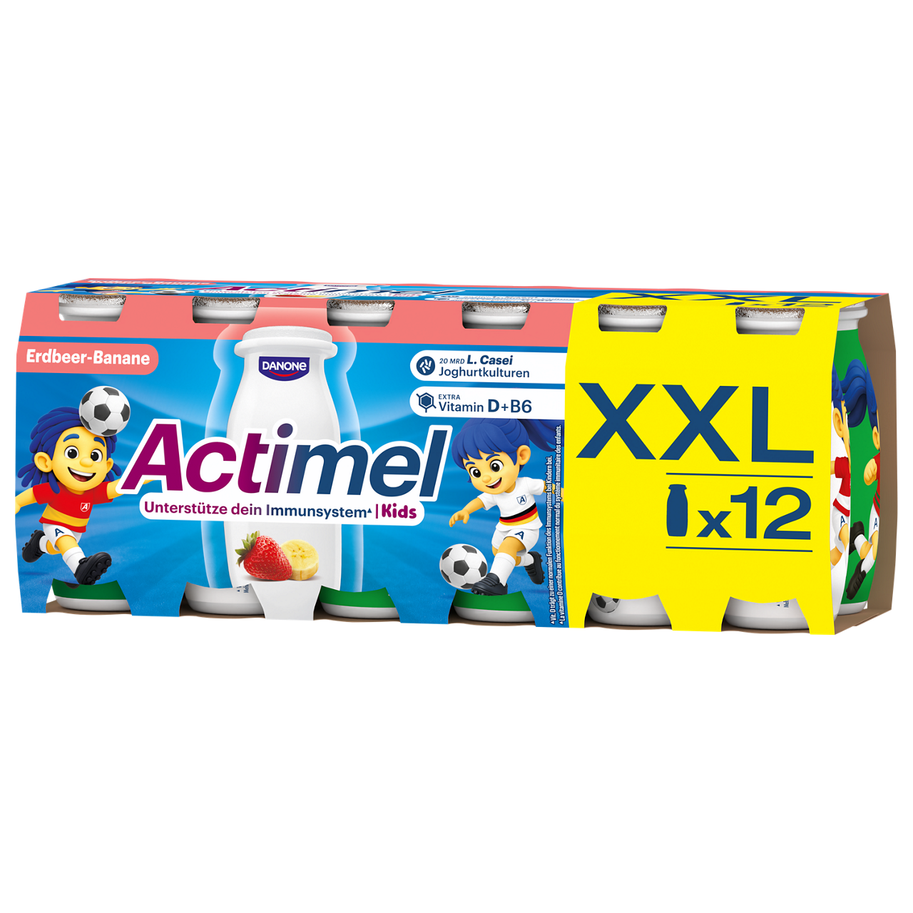 Actimel Erdbeer-Banane x12