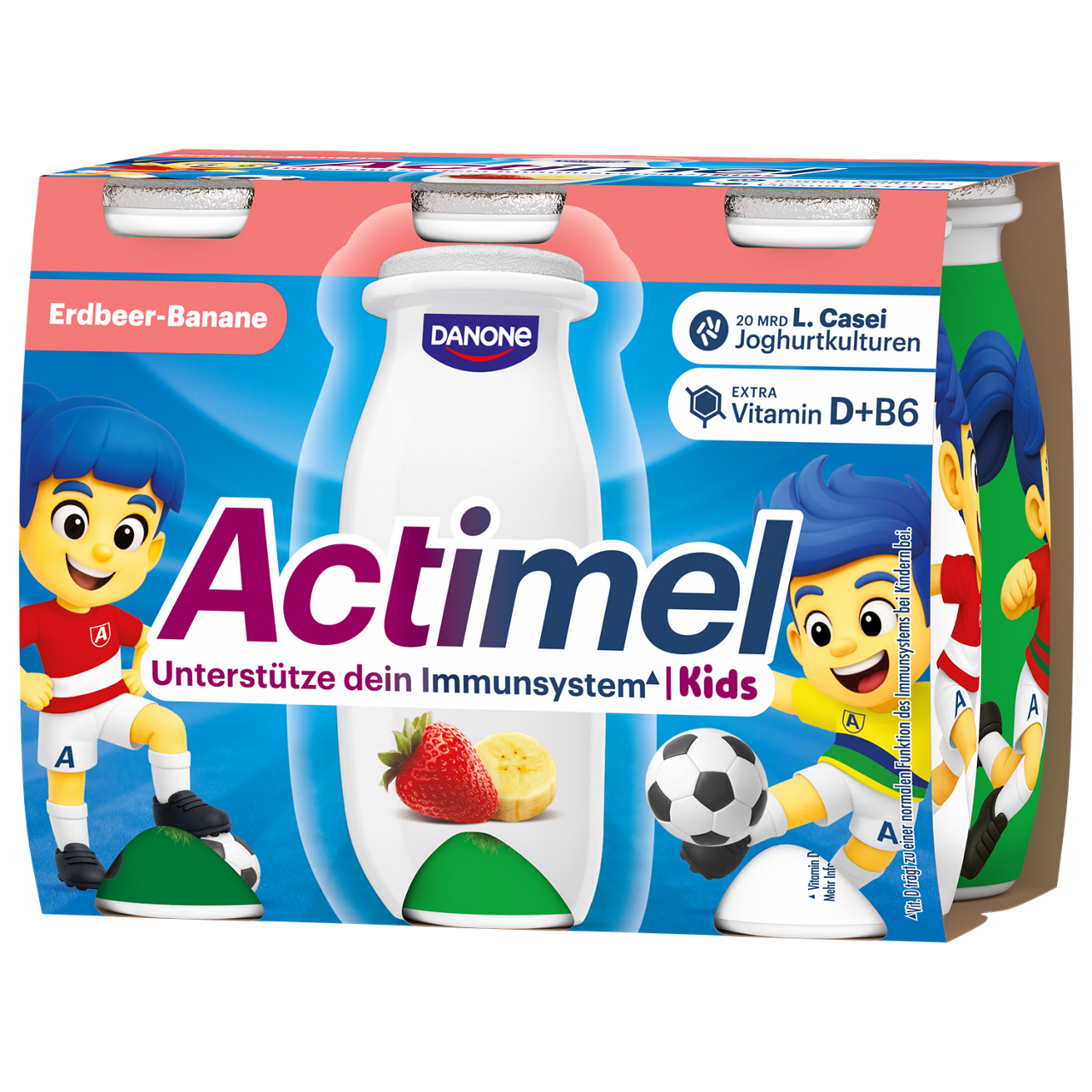 Actimel Erdbeere und Banane x6