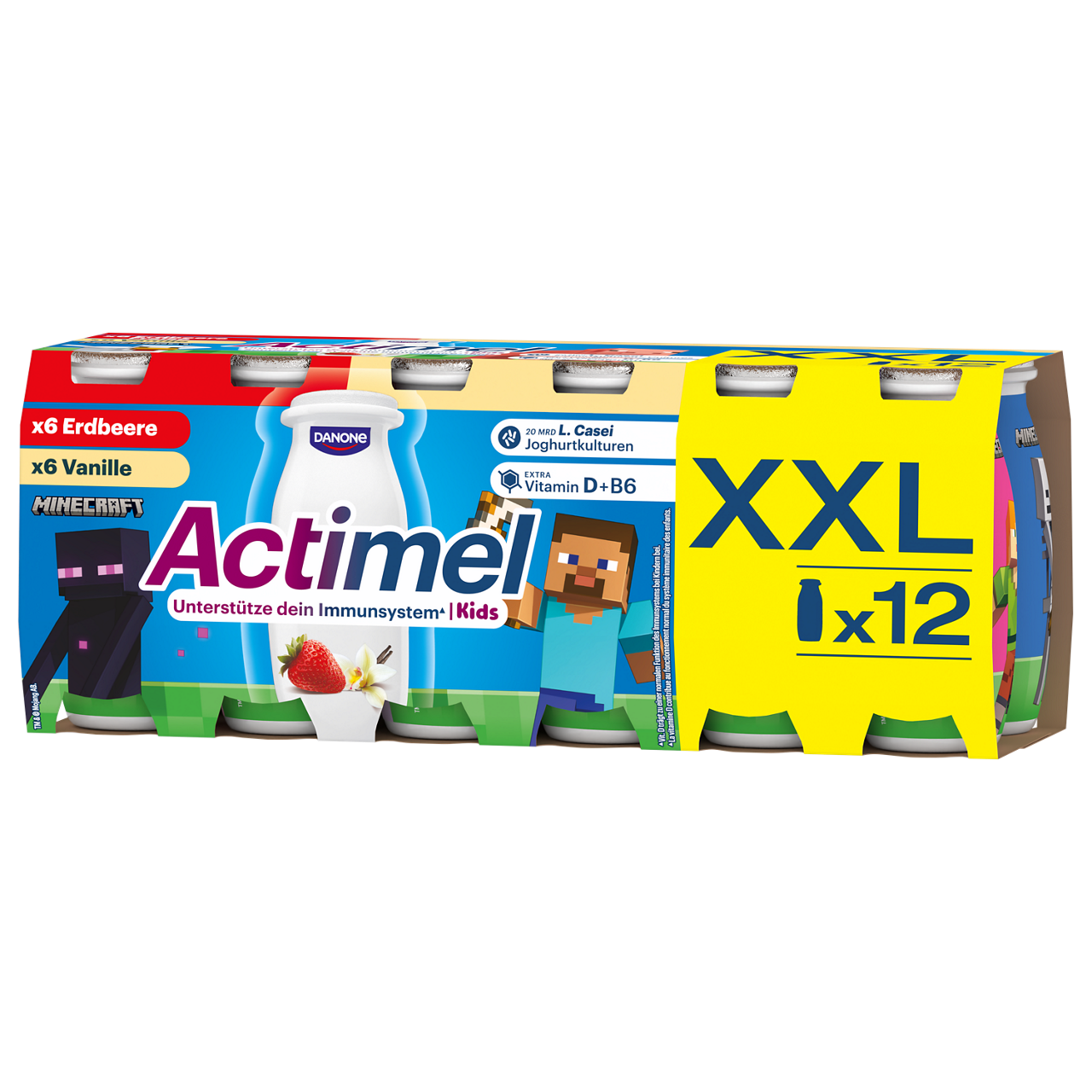 Actimel Erdbeere und Vanille x12