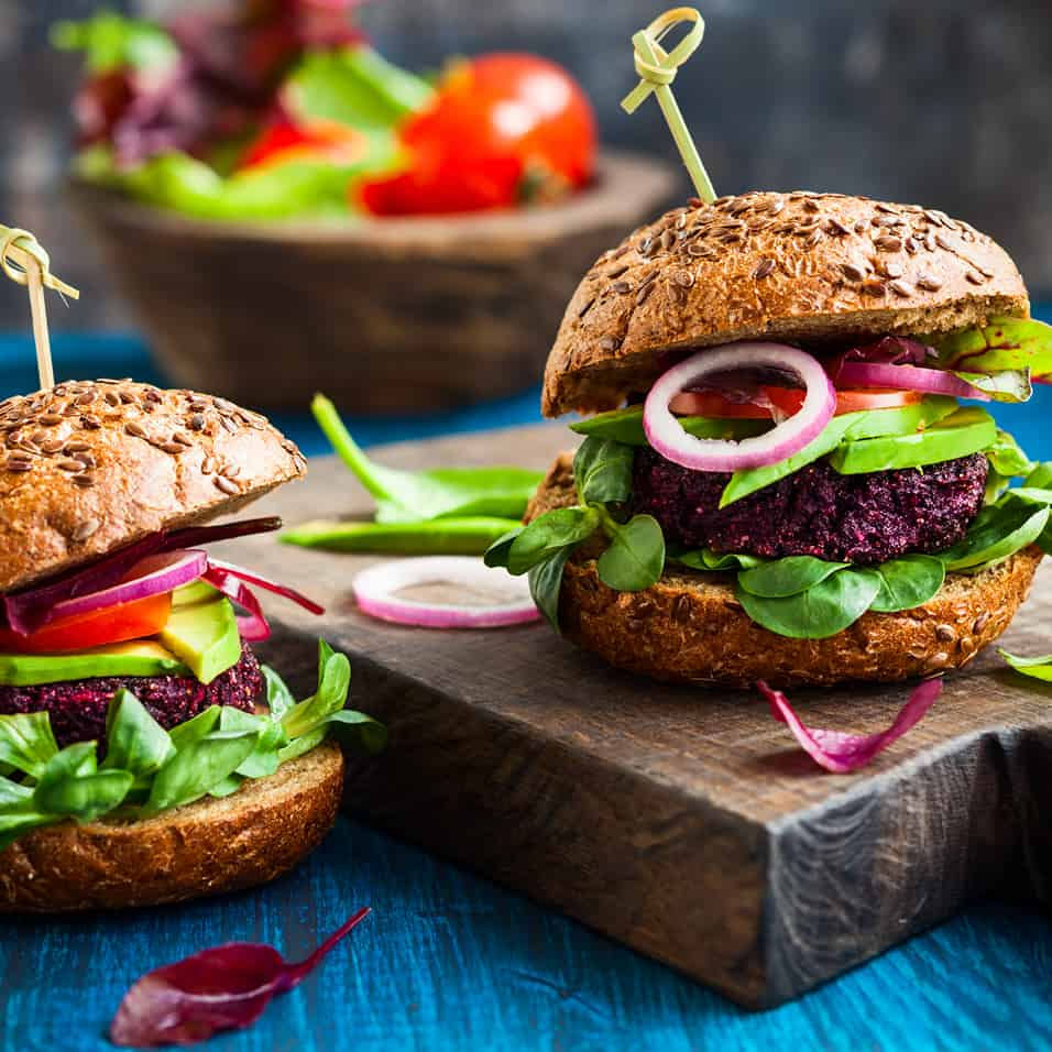 SUN-DRIED TOMATO VEGETABLE BURGERS