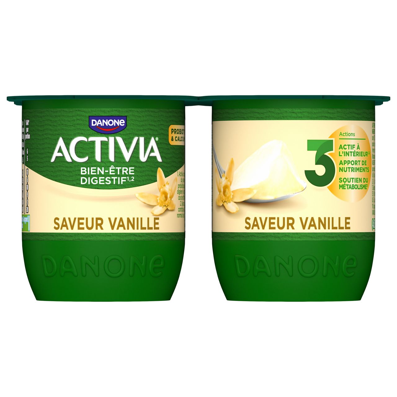 activia saveur vanille