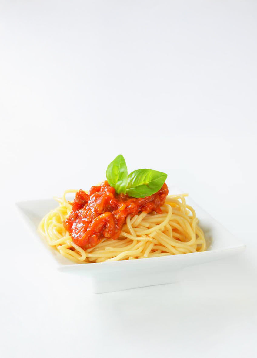 VEGETARIAN SPAGHETTI BOLOGNESE
