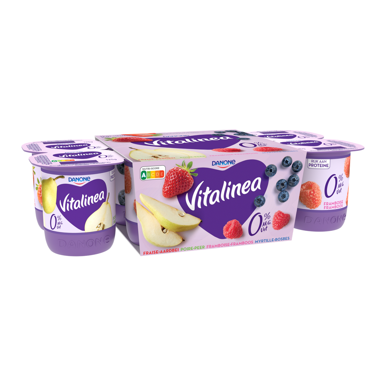 Vitalinea Fruits - Aardbei Bosbes Framboos Peer