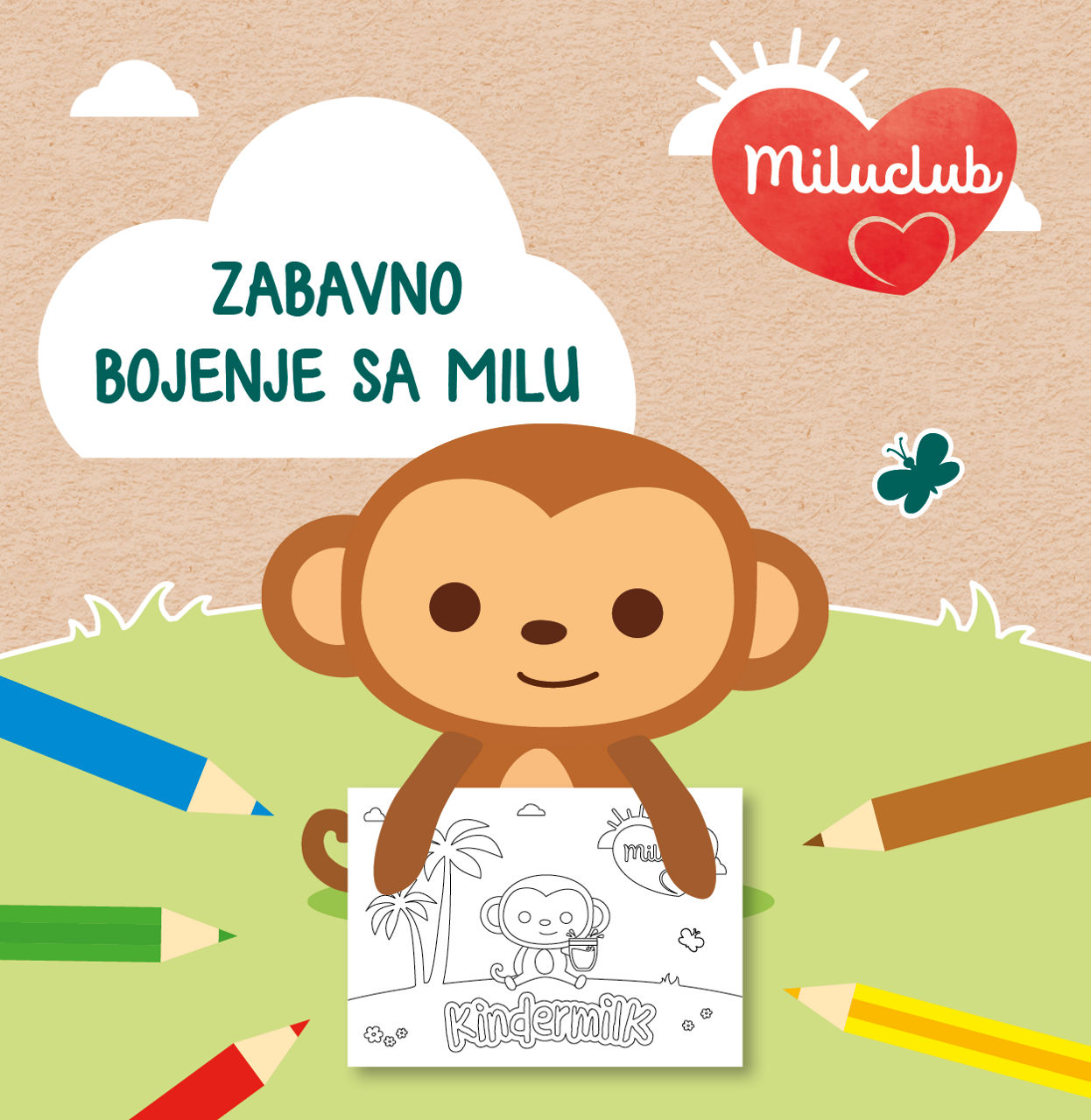 Stranica za bojenje Milu image
