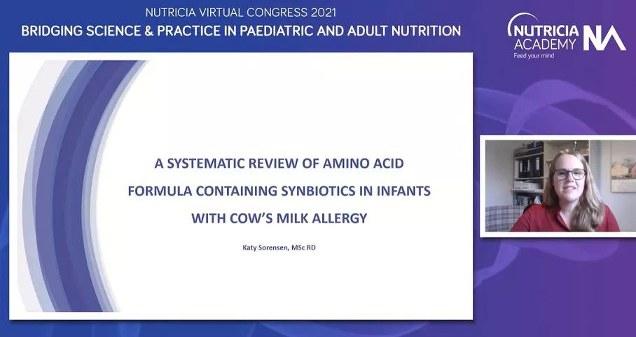 Allergy Poster Session - Synbiotics. Nutricia Virtual Congress 2021.