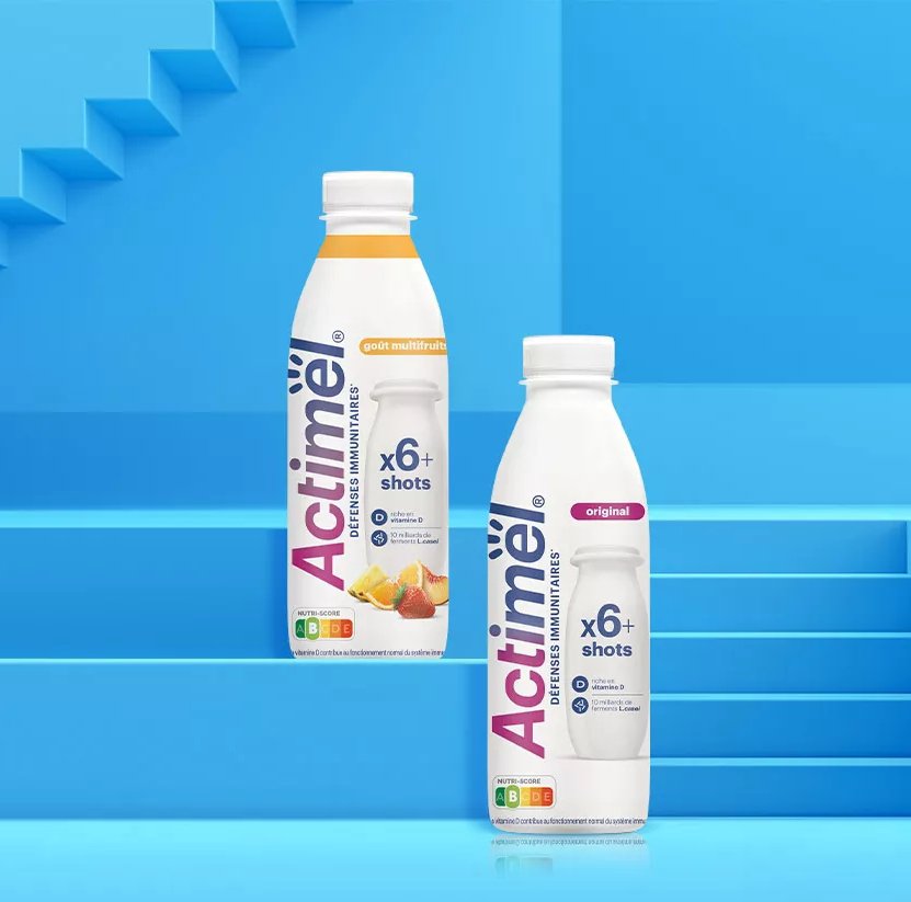 Actimel grote flessen