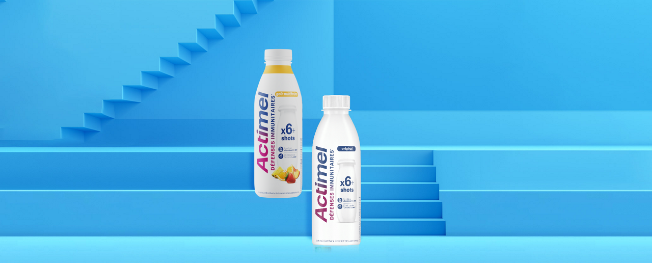header actimel grande bouteille