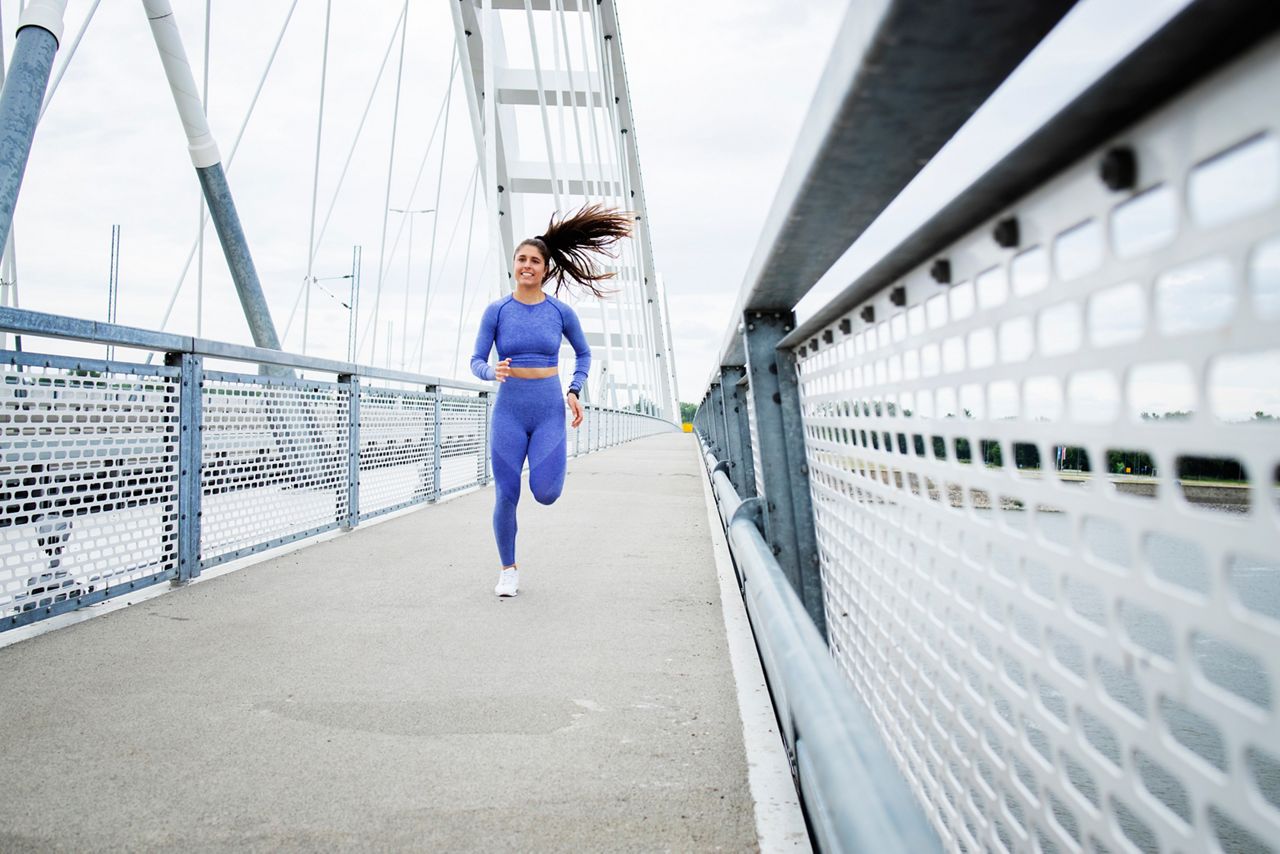 Actimel female jogger