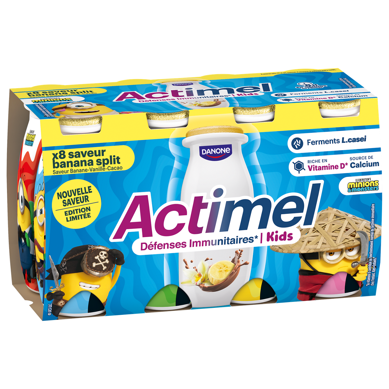 actimel kids Mario saveur vanille