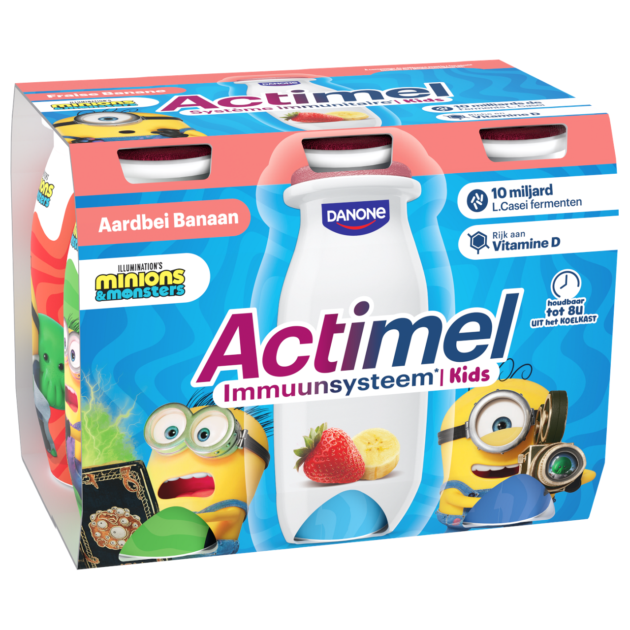 actimel kids Mario aardbei banaan