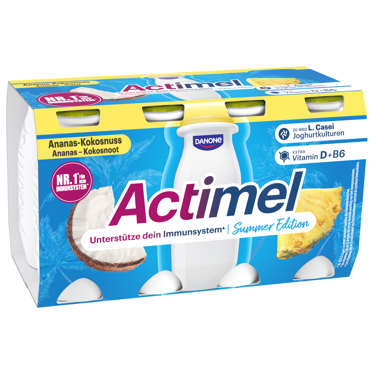 Actimel pineapple coconut