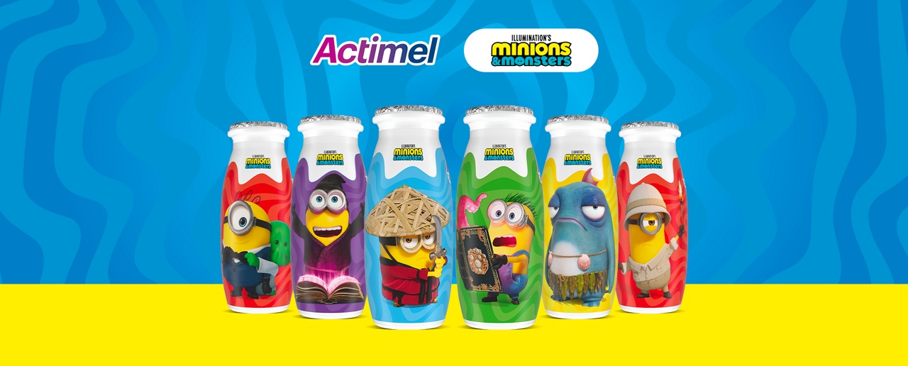Actimel x Minions header