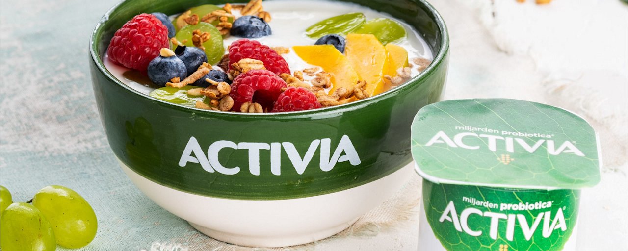 Activia bowl ontbijtvruchten 