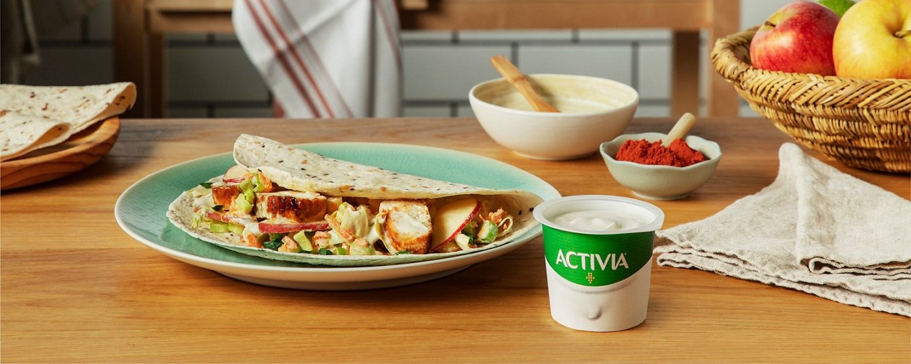 Activia Chicken Wrap