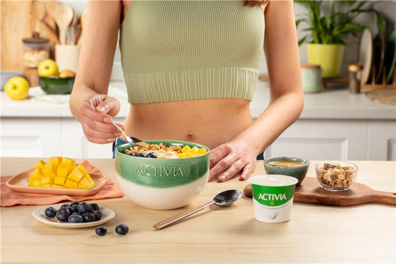 Bowl Activia mangue myrtille et granola