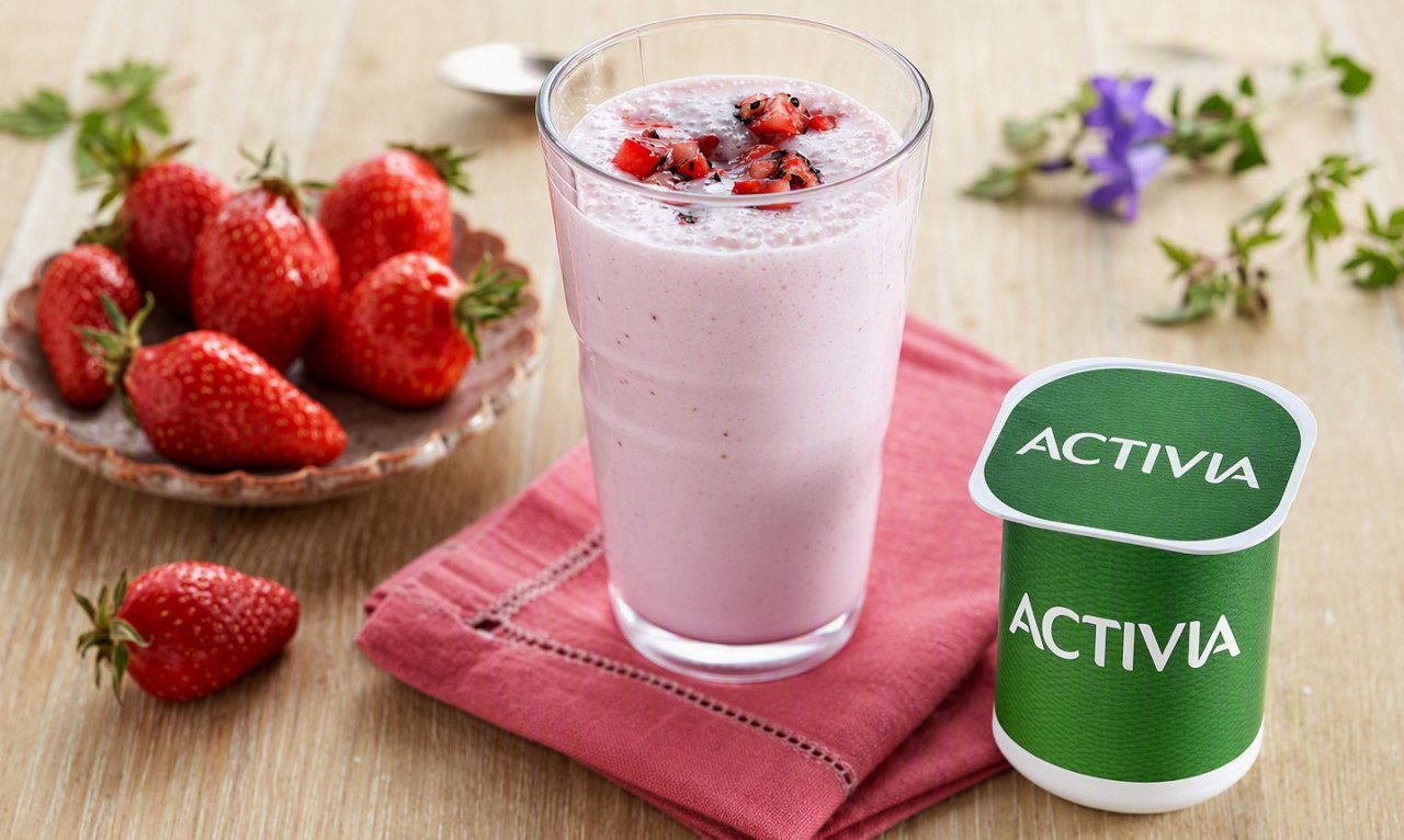 Le délicieux smoothie Activia riche en fibres