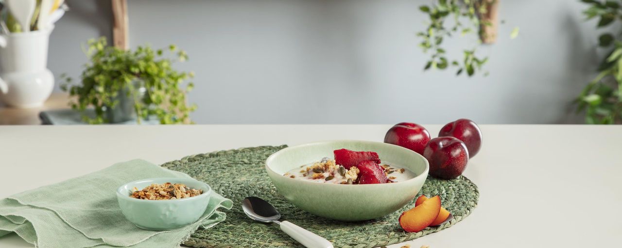 Activia granola pruim
