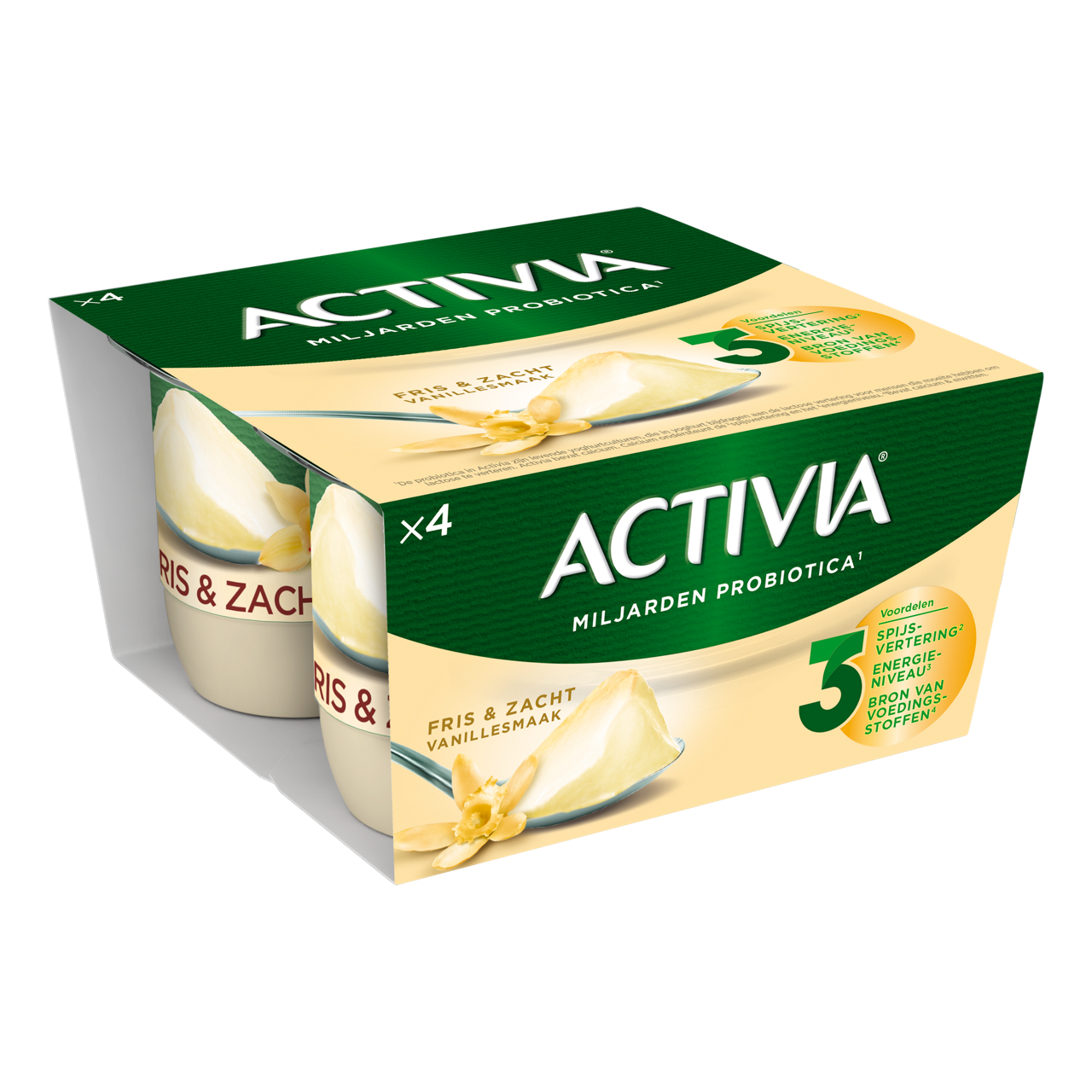 Activia yoghurt vanillasmaak