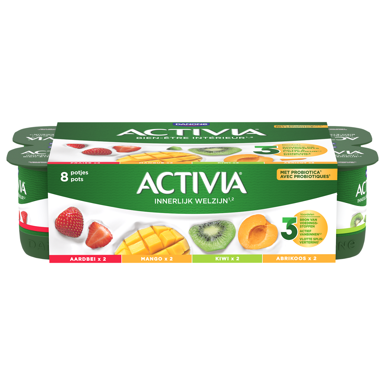 Activia yogurts fruit panache