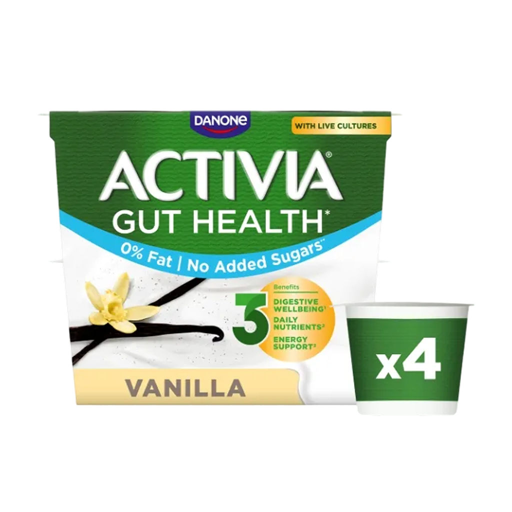 Activia 0% Fat Vanilla Secondary Packshot