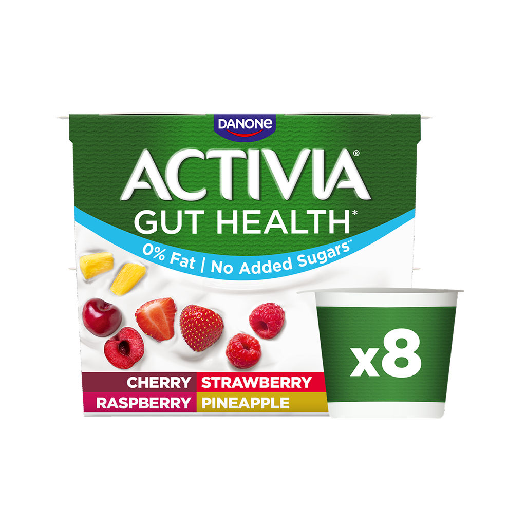 Activia Fat-Free Strawberry, Raspberry, Cherry & Pineapple Yogurt