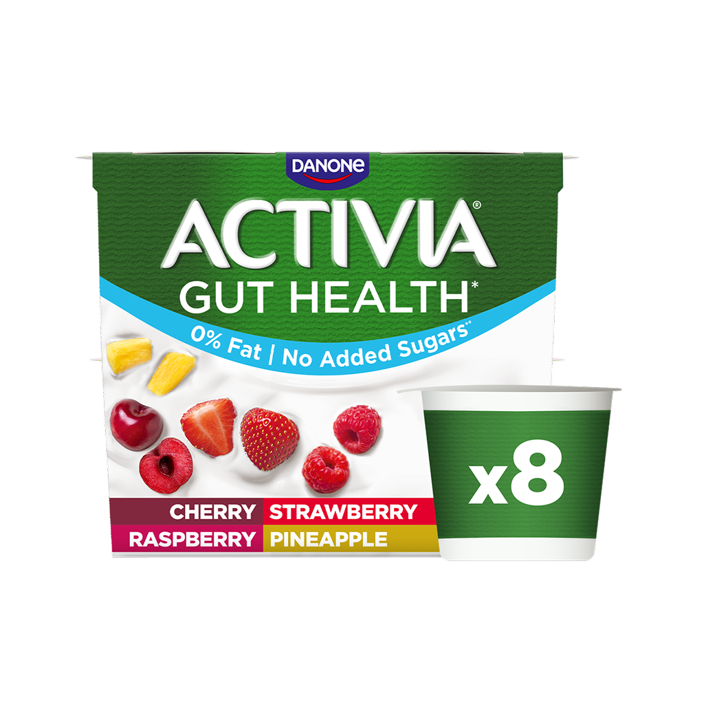 Activia Fat-Free Strawberry, Raspberry, Cherry & Pineapple Yogurt