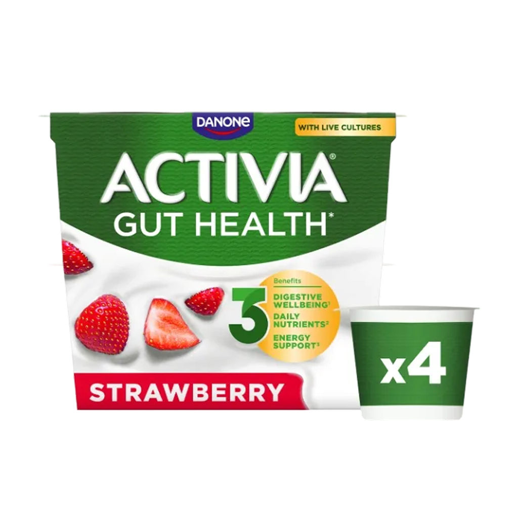 Activia Strawberry Secondary Packshot
