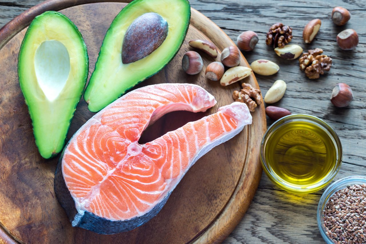 Food with Omega-3 fats