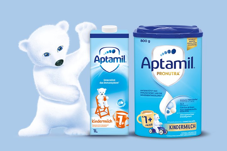 Aptamil Kindermilch in der praktischen Box