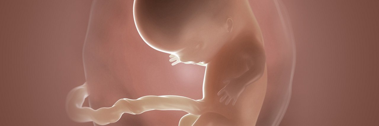 Fötus in der 10 Schwangerschaftswoche