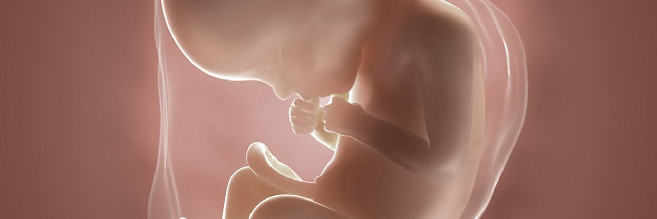 Fötus in der 22 Schwangerschaftswoche