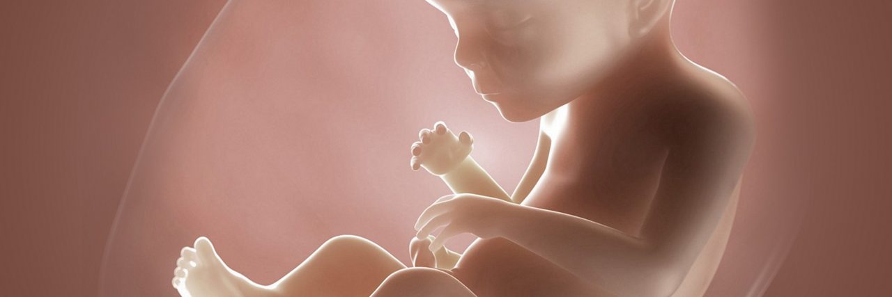 Fötus in der 23 Schwangerschaftswoche