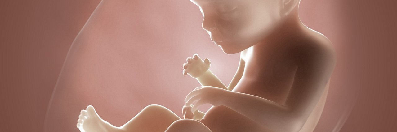 Fötus in der 23 Schwangerschaftswoche