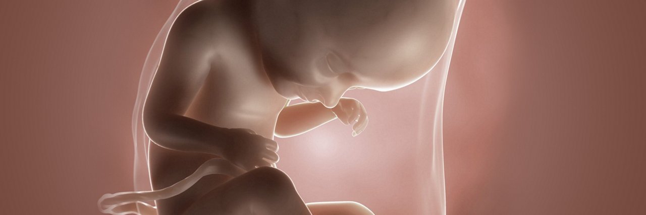 Fötus in der 33 Schwangerschaftswoche