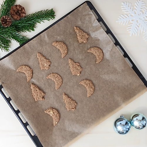 Weihnachtskekse in Zubereitung