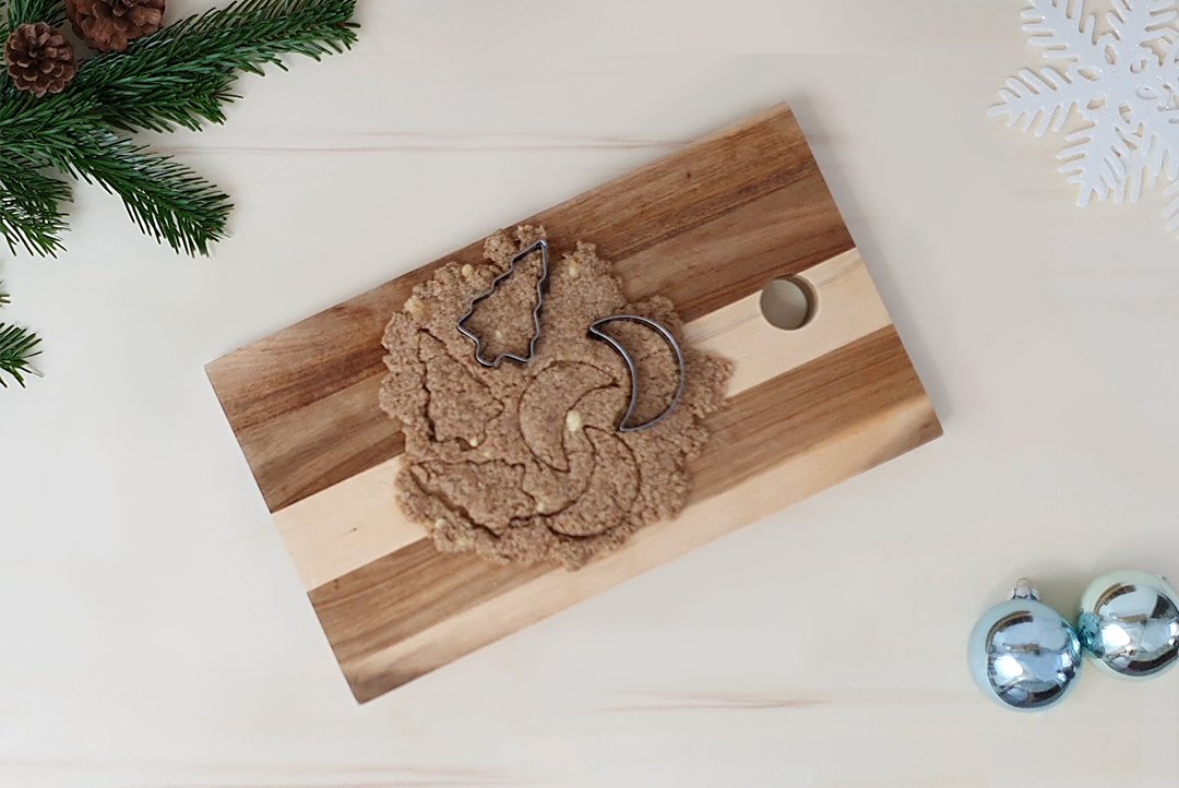 Weihnachtskekse in Zubereitung