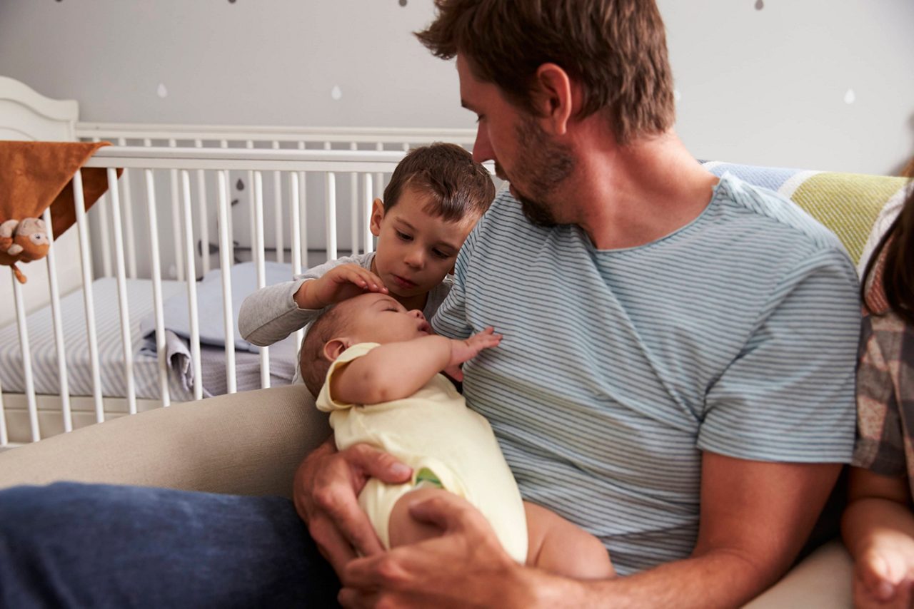 Père de deux enfants