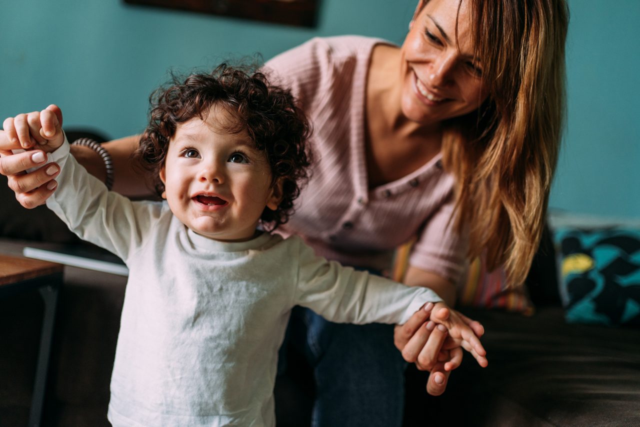 Toddler walking