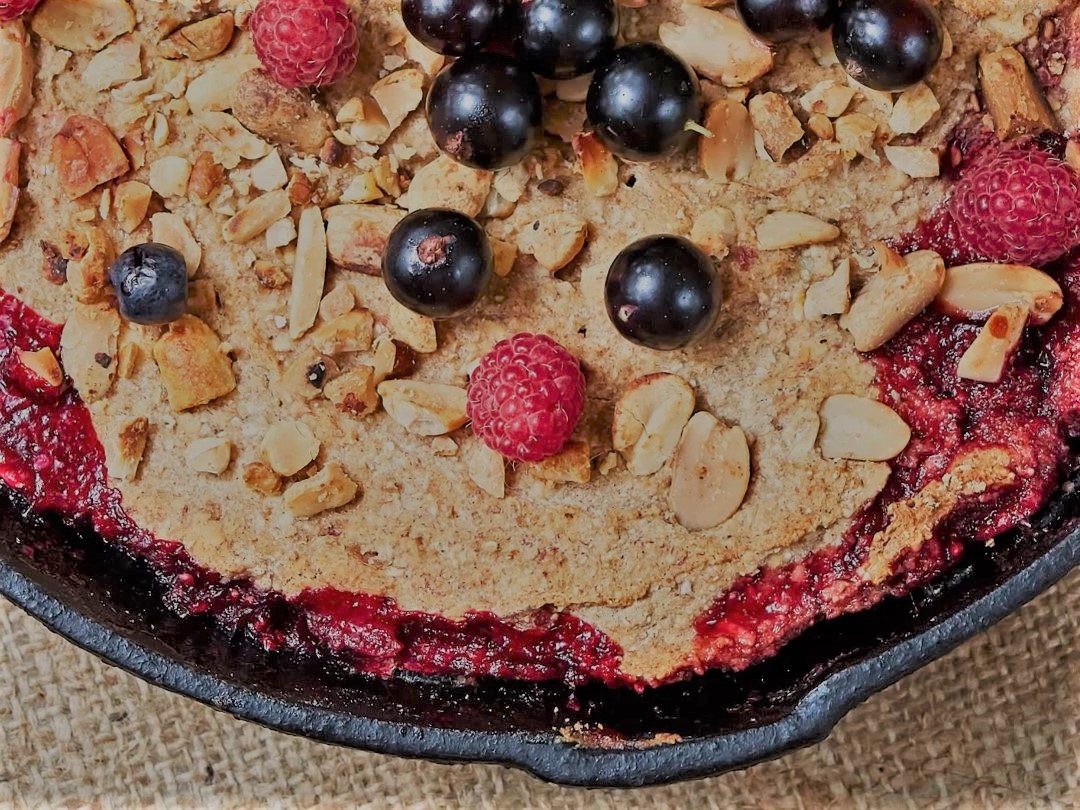 Heidelbeer Crumble