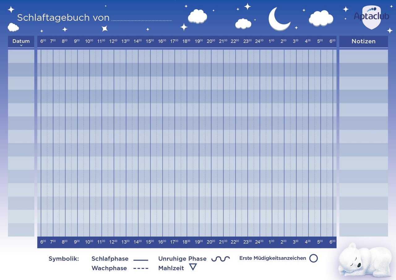 Aptaclub Schlaftagebuch