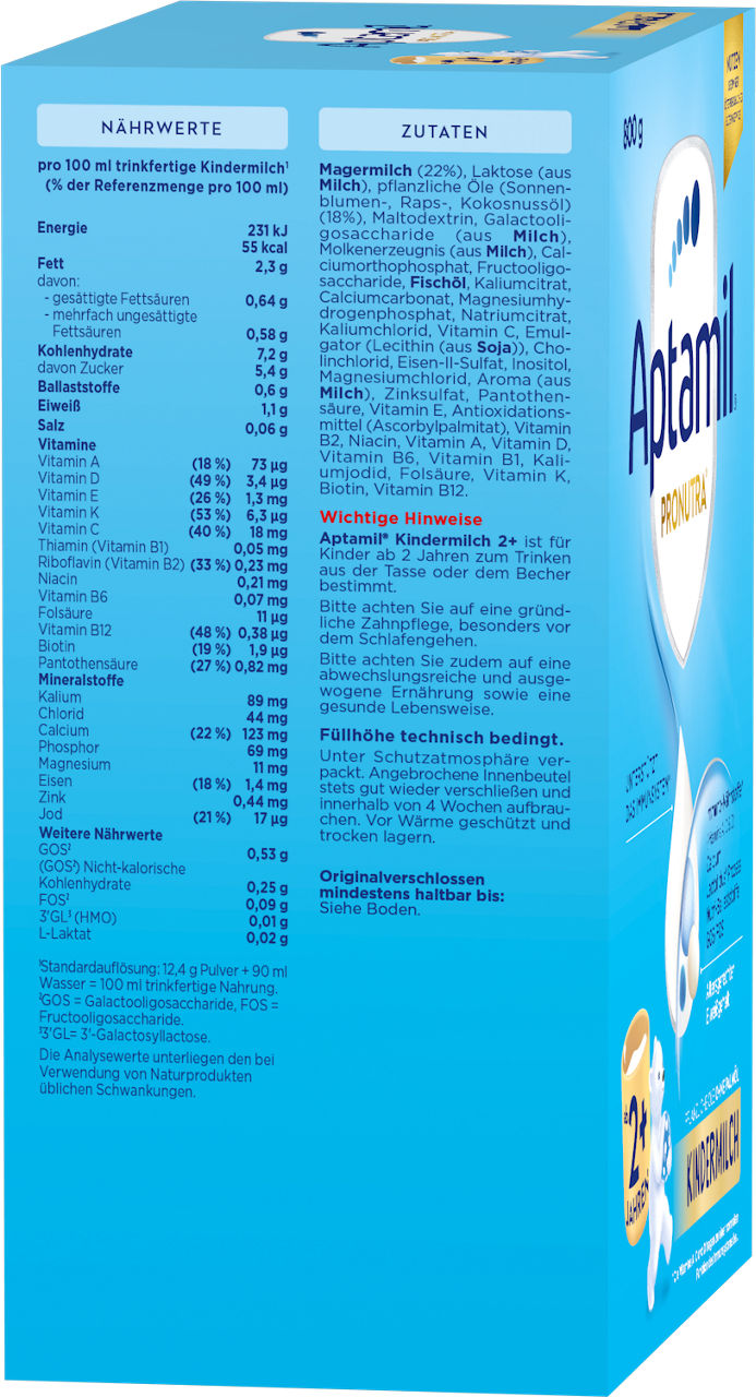 Pronutra Kindermilch 2+ l