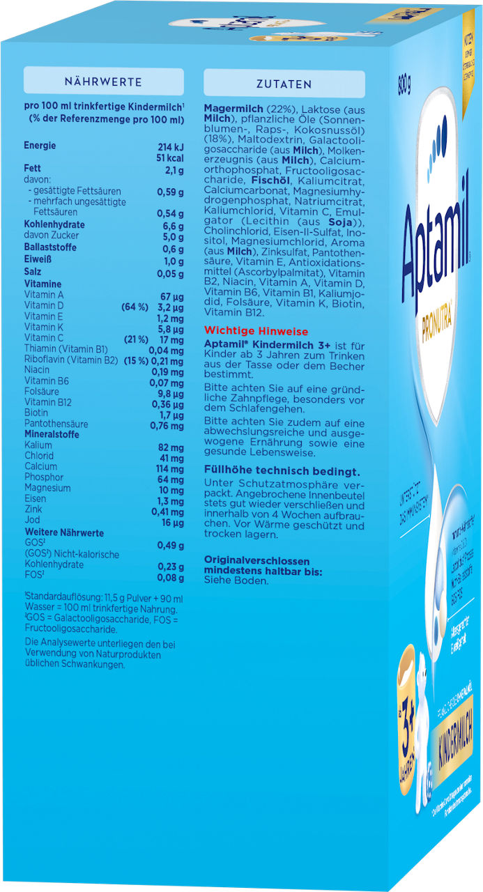Pronutra Kindermilch 3+ l