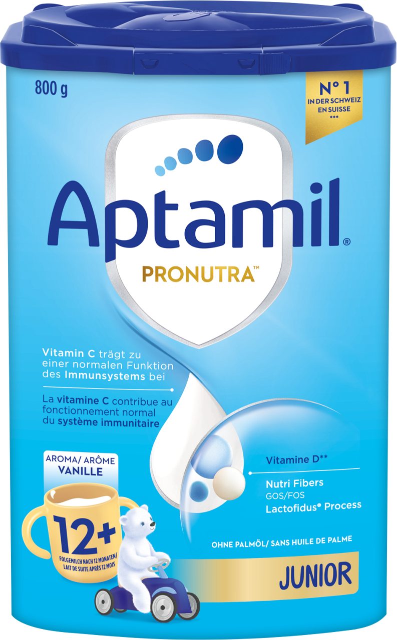 Aptamil Pronutra Junior 12+ Vanille 800g POF CH Packshot