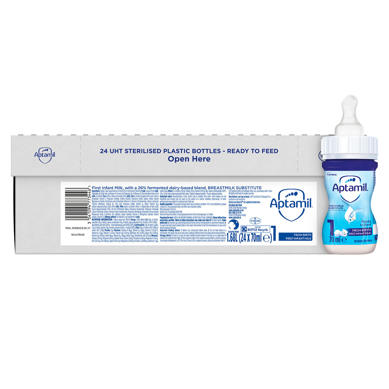Aptamil First Infant formula 24x70 ml