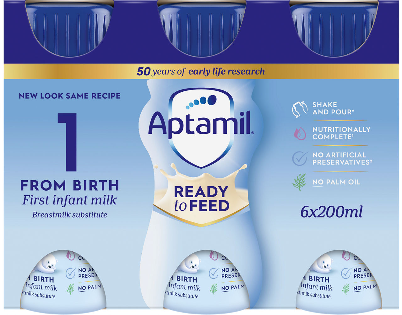 Aptamil Infant formula 6x200ml