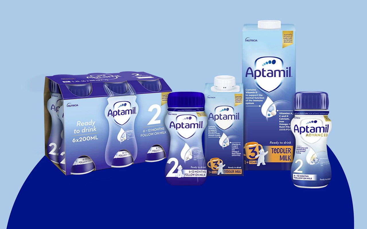 Aptamil 3 ready to drink toddler milk 1+ year 200 ml 